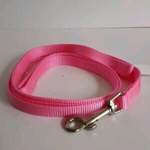 Coastal Single Thick 1-Ply Nylon Dog Lead Leash Pink 5/8" X 6'